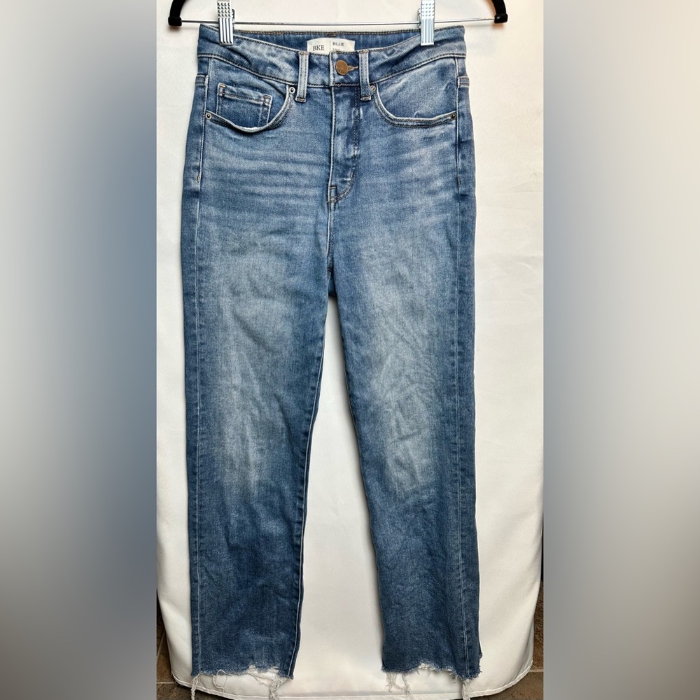 BKE Billie Slim Fit High-Rise Cropped Straight Denim Jeans Women’s